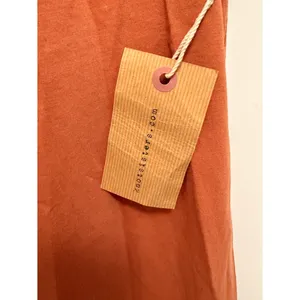 NWT Earthy Rust Orange Boho Fall Cotton Dress Sleeveless Small Knot Sisters thumbnail 6