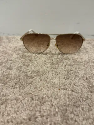 Marc Jacobs Gold Aviators Sunglasses with Brown Gradient Lenses thumbnail 9