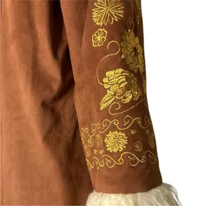 HIPPIE SHAKE HEROES Breaking Hearts Penny Lane Coat - Brown and Gold thumbnail 7