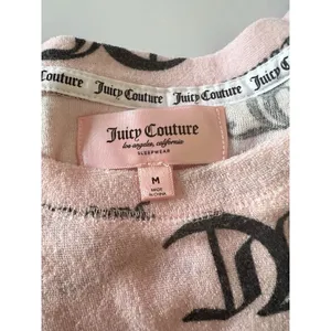 Juicy Couture Pink Sleepwear Loungewear Pajama Set Jogger‎ Logo Terrycloth Y2K M thumbnail 3