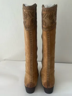 Nurture Tall Suede Boots with Paisley Tooled Detailing NEW 10 boho style paisley thumbnail 9