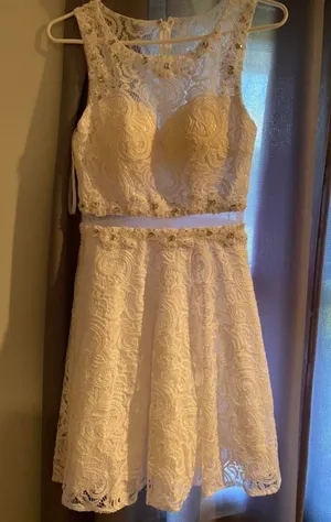 Homecoming Dress White thumbnail 1
