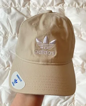 Adidas Women's Relaxed Fit Khaki White Cap Adjustable Strapback Hat thumbnail 1