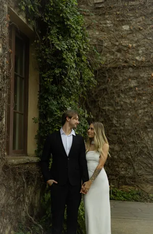 Amazon White Fitted Dress thumbnail 3