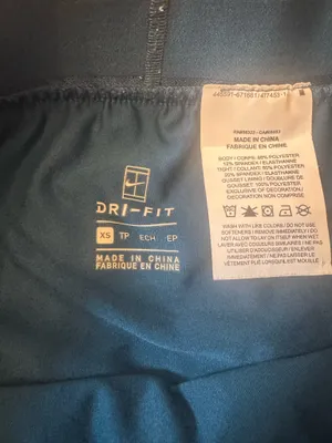 Nike Size XS Dri Fit Skirt Skort Blue thumbnail 3