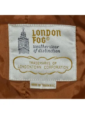 VTG London Fog Jacket Womens 10 Tan Brown Hooded Rain Coat Weatherwear Zip Liner thumbnail 14