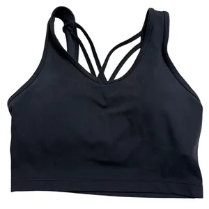 Freely Sports Bar Strappy Size Small Black Yoga Athleisure Active thumbnail 1