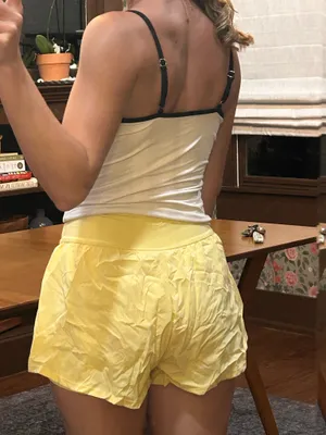 Yellow Joy Lab Cross Waisted Shorts thumbnail 4