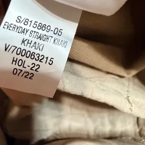 Gap Everyday Straight Khaki Pants Tan Beige Mid Rise Stretch Size 12 815869-05 thumbnail 8