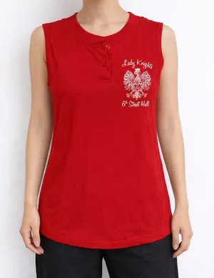 Red Sleeveless Top thumbnail 1