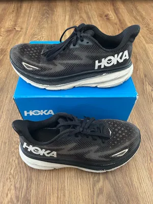 HOKA Clifton black athletic training running shoes sneakers women’s 9 Preowned thumbnail 7