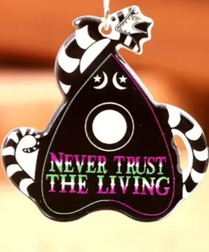 NEW BeetleJuice BeetleJuice Never Trust the Living pendant necklace Boutique thumbnail 2