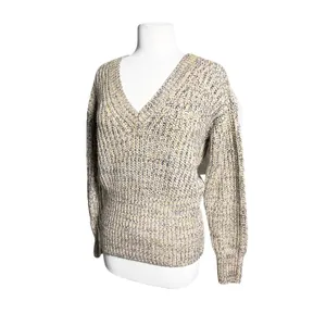 ANTHROPOLOGIE PILCRO Women’s Marika Vneck Marled Pullover Sweater thumbnail 3