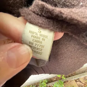 A. Giannetti size S boiled wool cardigan with hood. thumbnail 4