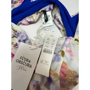 Flora Obscura X J.Crew Bikini in Kaleidoscope Floral NWT Sz. S thumbnail 3