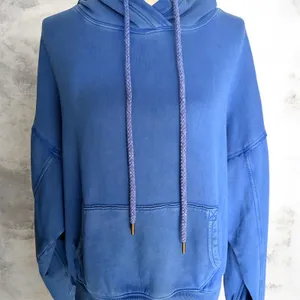 NWT FREE‎ PEOPLE | We The Free of a Feather Hoodie Mazarine Blue Small thumbnail 3