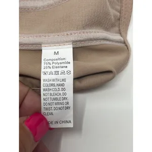 Wireless Bralette Women M Nude Scalloped Front Closure VNeck Comfort Stretch thumbnail 5