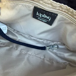 Kipling‎ Live Light Sabian Black Mini Messenger Crossbody Flap Bag W thumbnail 5
