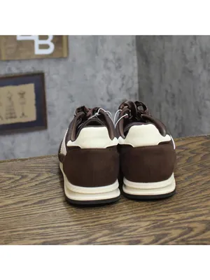 Universal Thread Skyler Jogger Sneakers Low Top Double Lace Chocolate Brown 7M thumbnail 4