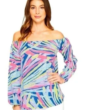 Lilly Pulitzer Enna Off the Shoulder Knit Top thumbnail 1