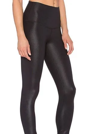 Alo Legging in Black Glossy thumbnail 4