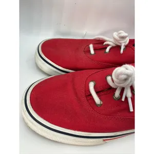 Sperry Crest Vibe Sneakers Womens 8 Red Canvas Low‎ Top STS84827 thumbnail 2