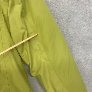 Lands End Jacket Womens Small Green Aqua‎ Check Nylon Hooded Full Zip Outdoor thumbnail 7