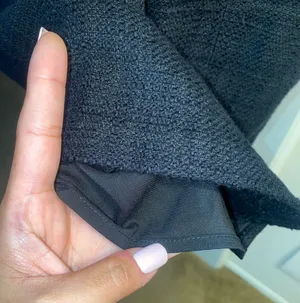 Abercrombie Black Tweed Slip Mini Dress thumbnail 2