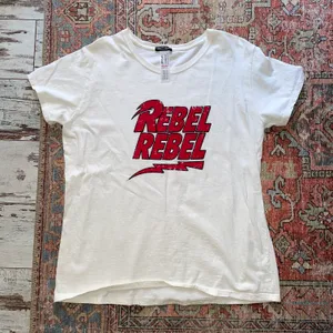 Nasty Gal Oversized Graphic Tee Rebel Rebel thumbnail 1
