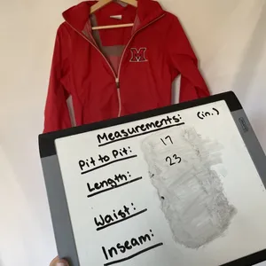 Columbia‎ Womens XS Red Windbreaker Jacket With Miami University Logo thumbnail 7