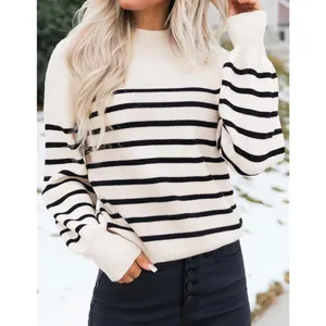 Zesica Women's Striped Knit Sweater thumbnail 3