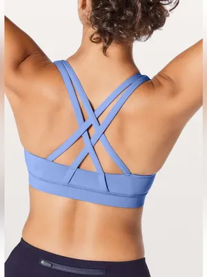 Lululemon Energy Bra in Lullaby Blue Size 8 Sports Bra thumbnail 2