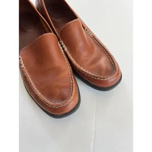Timberland Womens Sz 9 SMART Brown Leather Shoes Slip On Loafer thumbnail 7