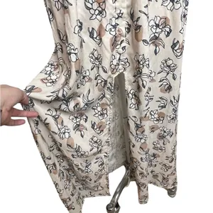 Yireh Lina maxi‎ dress in magnolia Sz M off the shoulder Sz M thumbnail 6