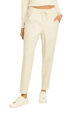 all in motion Cream Cropped Drawstring Pants thumbnail 1