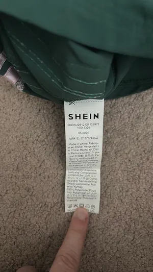 Green Shein Shorts thumbnail 5