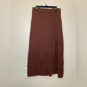 Line & Dot NWT Women’s Brown Celia Set Skirt and Top‎ Size L thumbnail 5