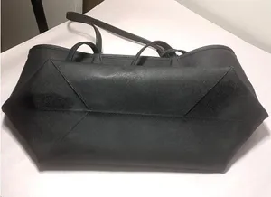 Michael Kors Luggage Black Saffiano Leather Large Open Tote Handbag w/Case thumbnail 6