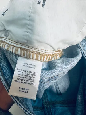Abound Light Wash Distressed Raw Hem Wide Leg Jeans Size 28 thumbnail 3