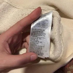BILLABONG CREAM QUARTER ZIP PULLOVER SWEATSHIRT thumbnail 4