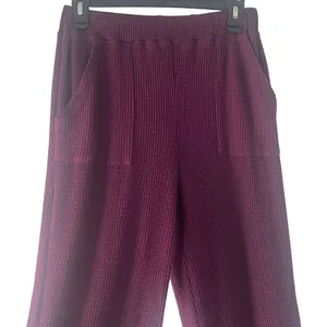 Retreat Women's Size Small Burgundy Purple Two Piece Pajama‎ Set thumbnail 6