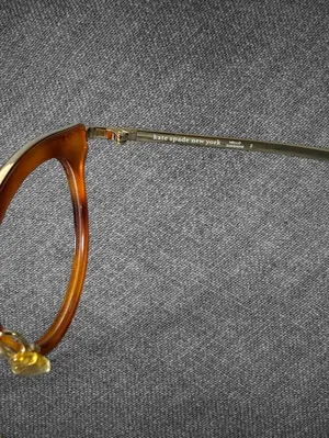 Kate Spade New York Brown Gold Eyeglass Frames FRAME ONLY thumbnail 7