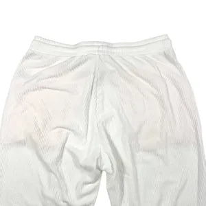 Tommy John Womens White‎ Ribbed Pajama Lounge Jogger Pants Small Cozy PJs EUC thumbnail 4