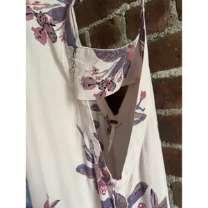 Free People Dream Big Pale Pink Floral Jumpsuit Wide Leg Size Small thumbnail 6