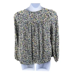 Jane + Delancey Peasant‎ Top White Large thumbnail 3