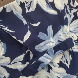 Lulus long maxi fancy skirt size small high waisted in blue and whitw thumbnail 4