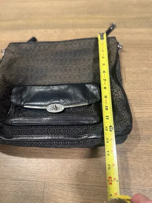 Coach Y2K Madison OP Art Pearlescent Signature Large Handbag thumbnail 13