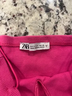 ZARA Pink Crop Top thumbnail 3