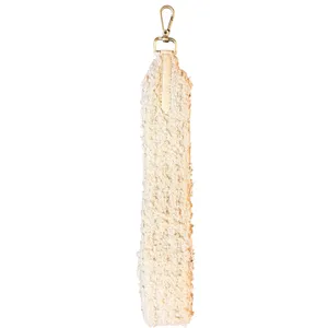 Anthropologie Sherpa Boucle Detachable Bag Strap Cream Texture Purse Replacement thumbnail 3