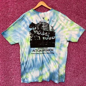 Incubus w/ Action Bronson Hollywood Bowl Concert Tie Dye 2X thumbnail 3
